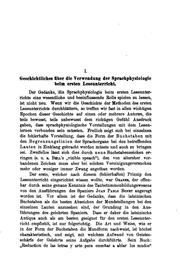 Cover of: Die praktische Anwendung der Sprachphysiologie beim ersten Leseunterricht