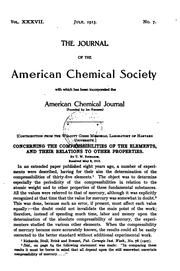 Cover of: Journal of the American Chemical Society by American Chemical Society
