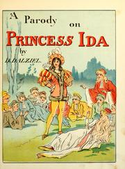 Cover of: A parody on Princess Ida by D. Dalziel