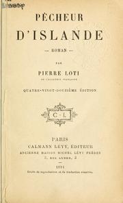 Cover of: Pêcheur d'Island by Pierre Loti