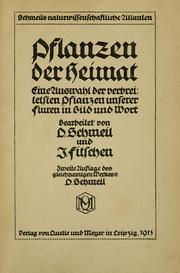 Cover of: Pflanzen der Heimat. by O. Schmeil, O. Schmeil