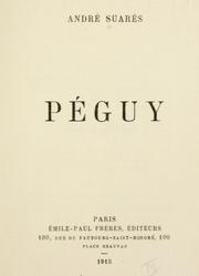 Cover of: Péguy. by André Suarès