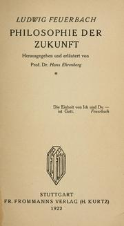 Cover of: Philosophie der Zukunft.