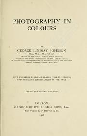 Cover of: Photography in colours