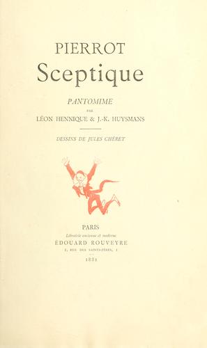 Pierrot sceptique by Léon Hennique