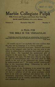 Cover of: plea for the Bible in the vernacular.
