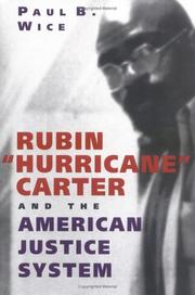 Cover of: Rubin "Hurricane" Carter and the American Justice System