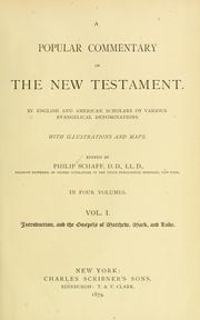 Cover of: A popular commentary on the New Testament. by Philip Sclaff