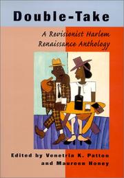 Cover of: Double-Take: A Revisionist Harlem Renaissance Anthology