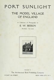 Cover of: Port Sunlight by Edward William Beeson