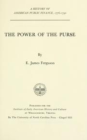 The power of the purse by E. James Ferguson