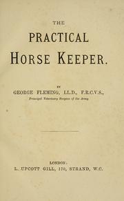 Cover of: practical horse keeper