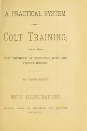 Cover of: A practical system of colt training by Jesse Beery, Jesse Beery