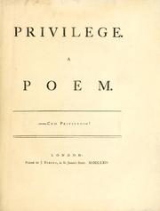 Privilege by Edward Burnaby Greene