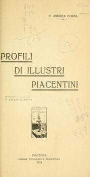 Cover of: Profili di illustri piacentini. by Andrea Corna