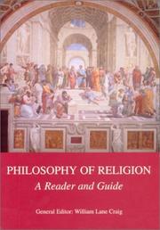 Cover of: Philosophy of Religion: A Reader and Guide