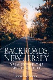 Cover of: Backroads, New Jersey: driving at the speed of life