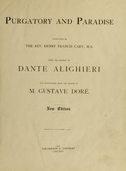 Cover of: Purgatory and Paradise by Dante Alighieri