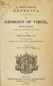 Cover of: P. Virgilii Maronis Georgica = The Georgics of Virgil by Publius Vergilius Maro