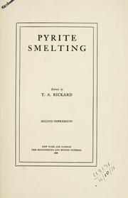 Cover of: Pyrite smelting.