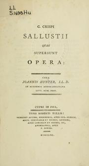 Cover of: Quae supersunt opera by Sallust