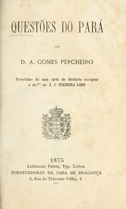 Questões do Pará by D. A. Gomes Percheiro