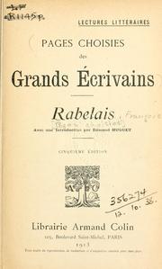 Cover of: Rabelais. by François Rabelais