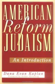 Cover of: American Reform Judaism: An Introduction
