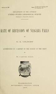 Cover of: Rate of recession of Niagara Falls by Grove Karl Gilbert