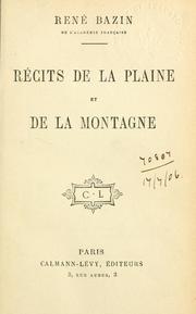 Cover of: Récits de la plaine et de la montagne.