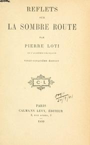 Cover of: Reflets sur la sombre route