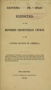 Cover of: Reformation principles exhibited