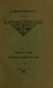 Cover of: A reminiscence of the Kansas conflict.