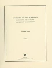 Report of the Task Force on the Ontario Environmental Bill of Rights by Task Force on the Ontario Environmental Bill of Rights.