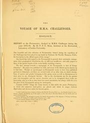 Cover of: Report on the Pycnogonida, dredged by H.M.S. Challenger during the years 1873-76. by Paulus Peronius Cato Hoek
