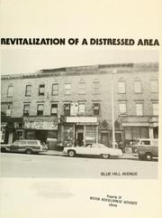 Revitalization of a distressed area: blue hill avenue by Boston Redevelopment Authority