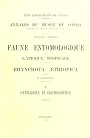 Cover of: Rhynchota aethiopica by H. Schouteden