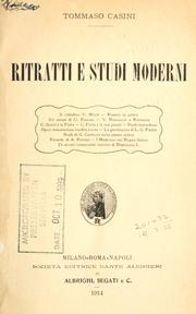 Cover of: Ritratti e studi moderni