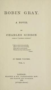 Cover of: Robin Gray: a novel