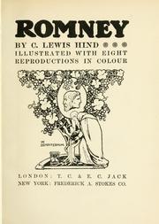 Cover of: Romney by C. Lewis Hind