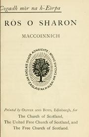 Cover of: R o Sharon by Lachlan Mackenzie