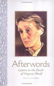 Cover of: Afterwords: Letters On The Death Of Virginia Woolf