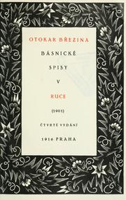 Cover of: Ruce by Otokar Březina