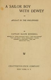 Cover of: sailor boy with Dewey, or, Afloat in the Philippines