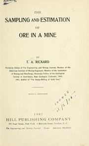 Cover of: sampling and estimation of ore in a mine.
