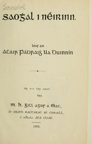 Cover of: Saoghal i nÉirinn by P. S. Dinneen
