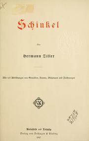 Cover of: Schinkel. by Hermann Ziller, Hermann Ziller