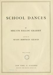 Cover of: School dances