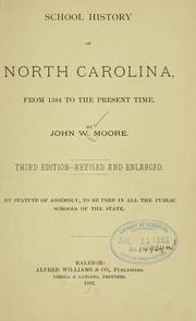 Cover of: School history of North Carolina, from 1584 to the present time.