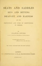 Cover of: Seats and saddles by Francis Dwyer